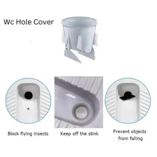 WC Hole Cover for flush Smell, Rats blocker for toilet closit Reviews ⭐⭐⭐⭐⭐ (FREE SHIPPPING) Multi Collections